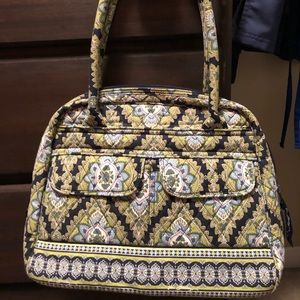 Vera Bradley large bowler purse
